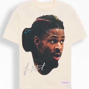 Mitchell & Ness Cream Graphic Tee